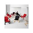 POÄNG low-back armchair