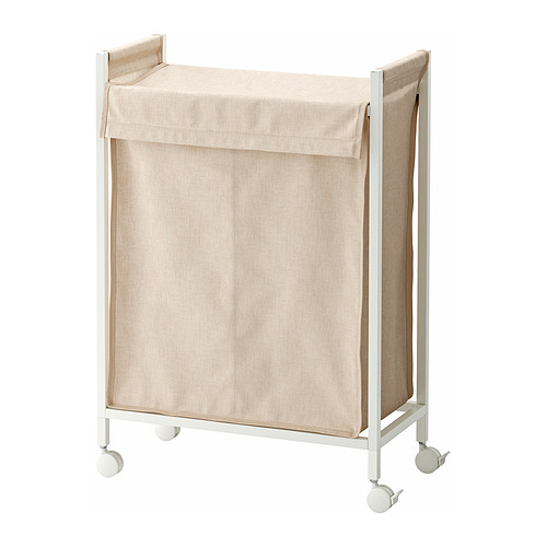 ENHET laundry bag with castors
