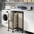 ENHET laundry bag with castors