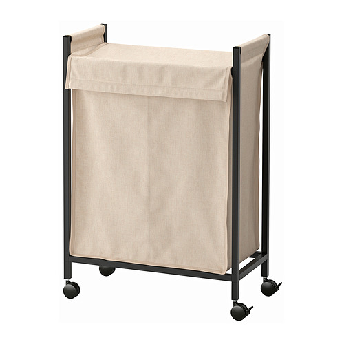 ENHET laundry bag with castors
