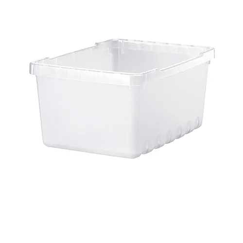 UPPSNOFSAD - 收納盒，透明白色，25x17x12 公分/3.5 公升 | IKEA 線上購物 - E1017819_S4