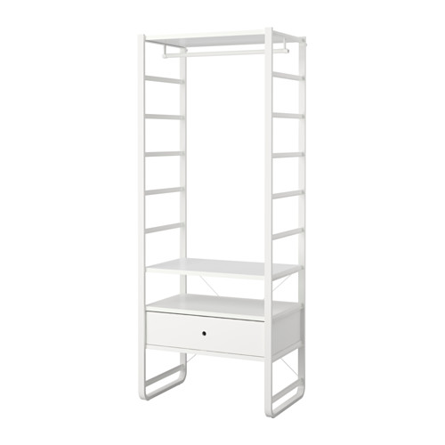 ELVARLI - wardrobe combination, white, 84x55x216 cm | IKEA Taiwan Online - PE592439_S4