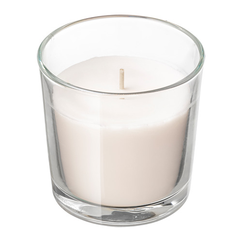 SINNLIG - 香氛杯狀蠟燭, 香草/自然色 | IKEA 線上購物 - PE699765_S4