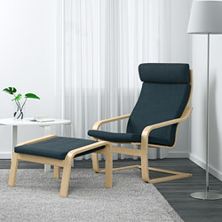 POÄNG - footstool, birch veneer/Glose eggshell | IKEA Taiwan Online - PE163258_S3