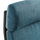 POÄNG - 扶手椅及腳凳, 黑棕色/Hillared 深藍色 | IKEA 線上購物 - PE628974_S1