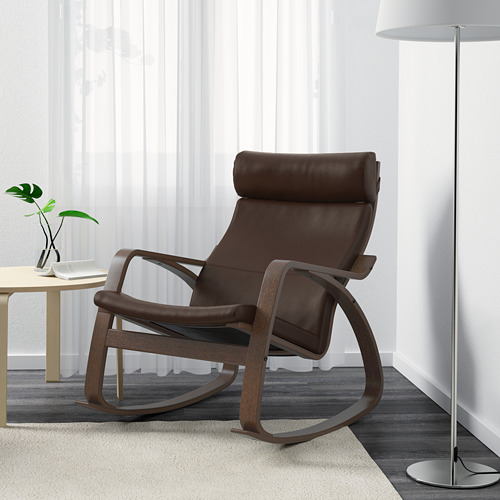 POÄNG - 搖椅, 棕色/Glose 深棕色 | IKEA 線上購物 - PE600952_S4