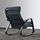 POÄNG - 搖椅, 黑棕色/Hillared 深藍色 | IKEA 線上購物 - PE629336_S1