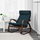 POÄNG - 搖椅, 棕色/Hillared 深藍色 | IKEA 線上購物 - PE629346_S1