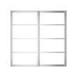 PAX - pair of sliding door frames w rail, aluminium | IKEA Taiwan Online - PE300508_S2 