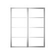 PAX - pair of sliding door frames w rail, aluminium | IKEA Taiwan Online - PE300509_S2 
