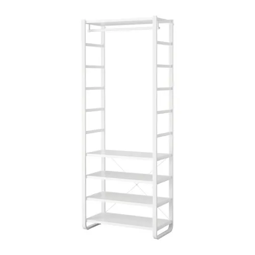 ELVARLI - 衣櫃/衣櫥組合, 白色, 84x40x216 公分 | IKEA 線上購物 - PE592444_S4