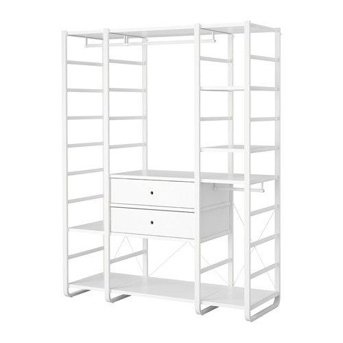 ELVARLI - wardrobe combination, white, 165x55x216 cm | IKEA Taiwan Online - PE592455_S4