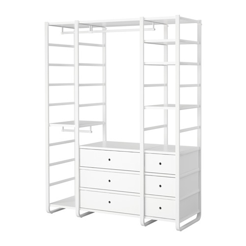 ELVARLI - wardrobe combination, white, 165x55x216 cm | IKEA Taiwan Online - PE592461_S4