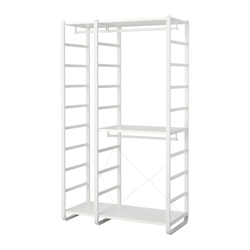 ELVARLI - wardrobe combination, white, 125x55x216 cm | IKEA Taiwan Online - PE592482_S4