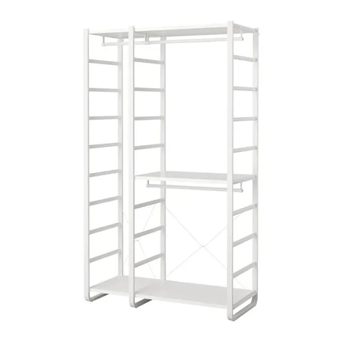 ELVARLI - 衣櫃/衣櫥組合, 白色, 125x55x216 公分 | IKEA 線上購物 - PE592482_S4