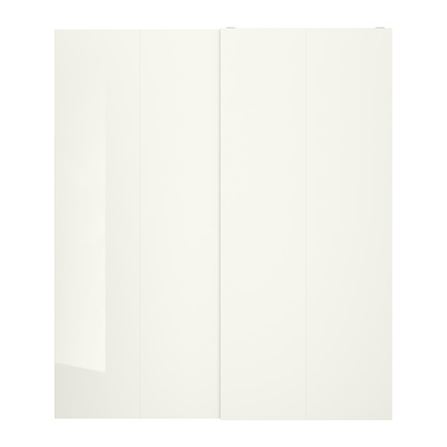 HASVIK - pair of sliding doors, high-gloss/white | IKEA Taiwan Online - PE699871_S4