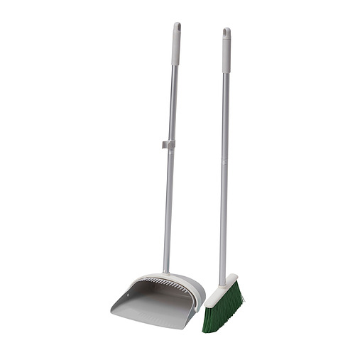 PEPPRIG - dustpan/broom, grey/green | IKEA Taiwan Online - PE919360_S4