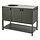 BÅTSKÄR - unit for sink, outdoor/dark grey, 120x60 cm | IKEA Taiwan Online - PE919405_S1