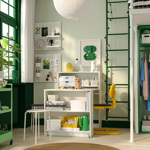 BILLY bookcase with foldable table
