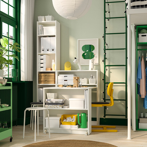 BILLY bookcase comb w foldable table