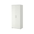 BRIMNES - 雙門衣櫃/衣櫥, 白色, 78x190 公分 | IKEA 線上購物 - PE300605_S2 