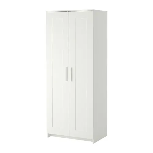 BRIMNES - 雙門衣櫃/衣櫥, 白色, 78x190 公分 | IKEA 線上購物 - PE300605_S4