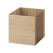 KALLAX - insert with door, white stained oak effect, 33x33 cm | IKEA Taiwan Online - PE699974_S2 