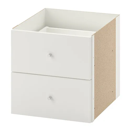 KALLAX - 內嵌式兩抽抽屜, 白色, 33x33 公分 | IKEA 線上購物 - PE699976_S4