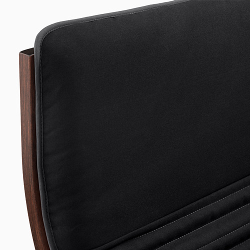 POÄNG - 扶手椅, 棕色/Knisa 黑色 | IKEA 線上購物 - PE666954_S4