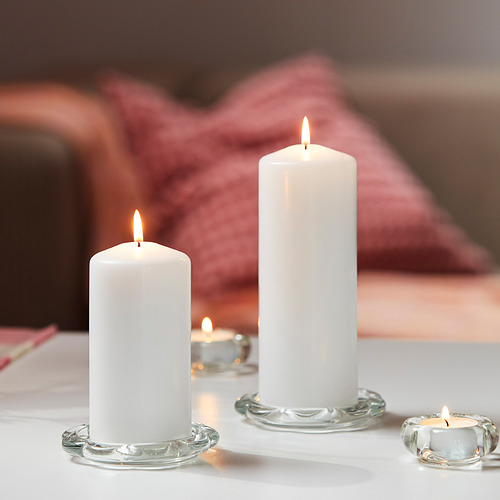 FENOMEN unscented pillar candle