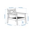 BONDHOLMEN armchair, outdoor