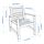 ÄPPLARÖ - chair with armrests, outdoor, brown stained | IKEA Taiwan Online - PE795192_S1