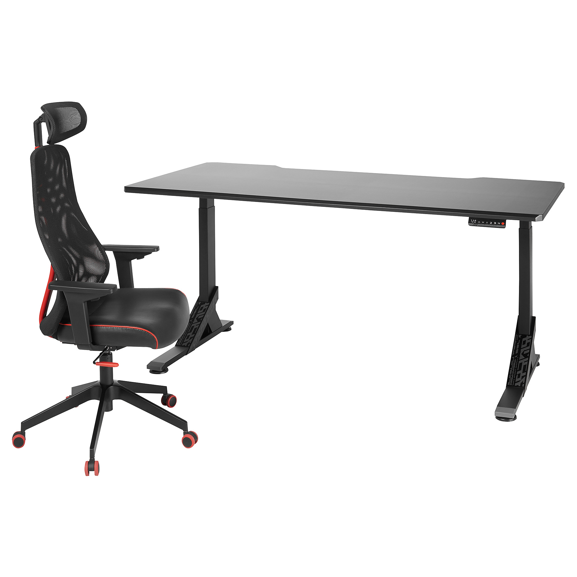 UPPSPEL/MATCHSPEL gaming desk and chair
