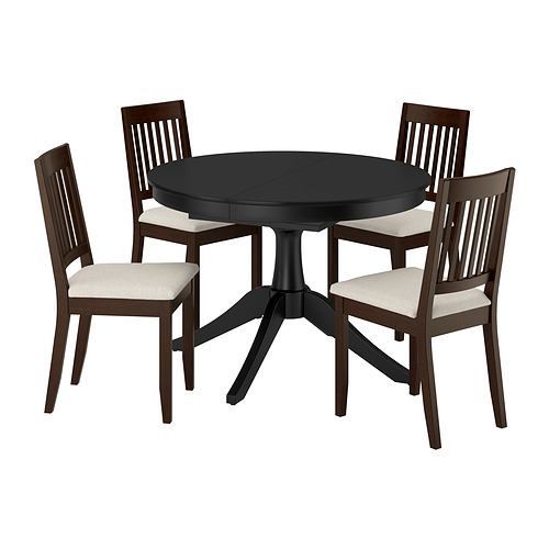 ROSENTORP/NÄSINGE table and 4 chairs
