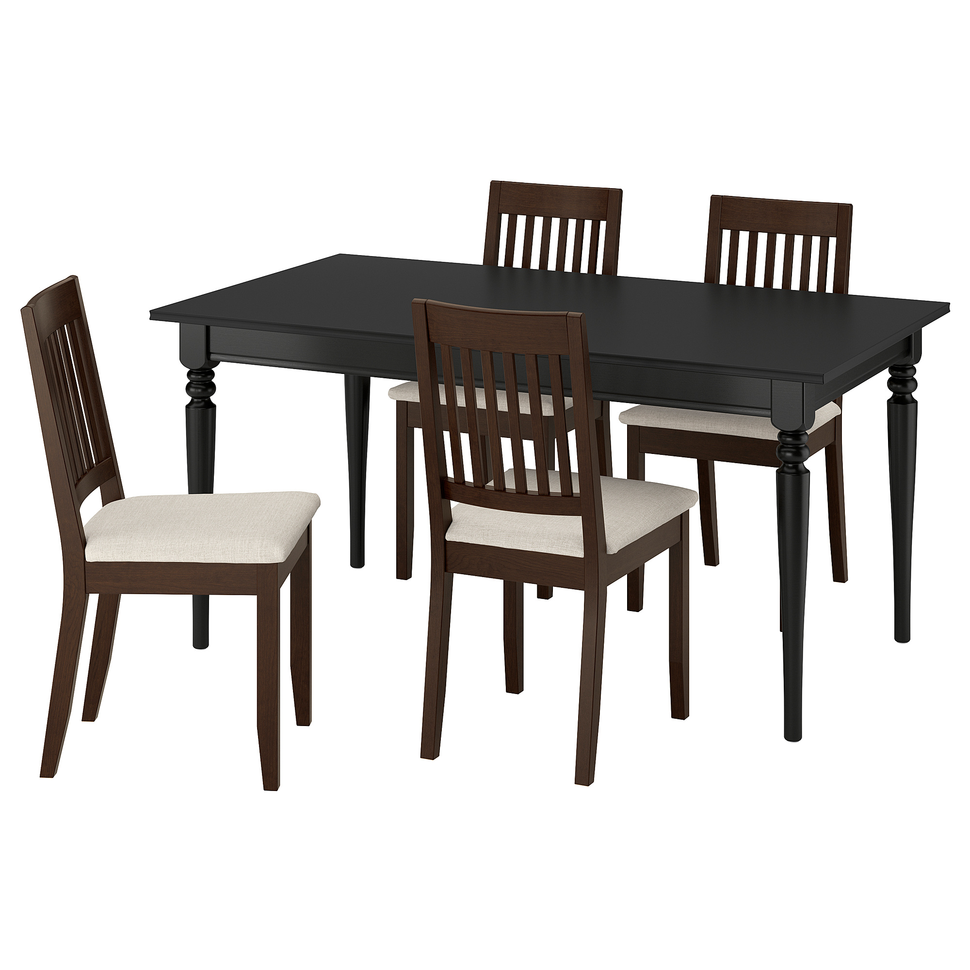 ROSENTORP/NÄSINGE table and 4 chairs