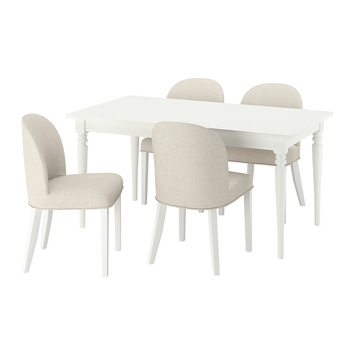 ROSENTORP/ROSENTORP table and 4 chairs