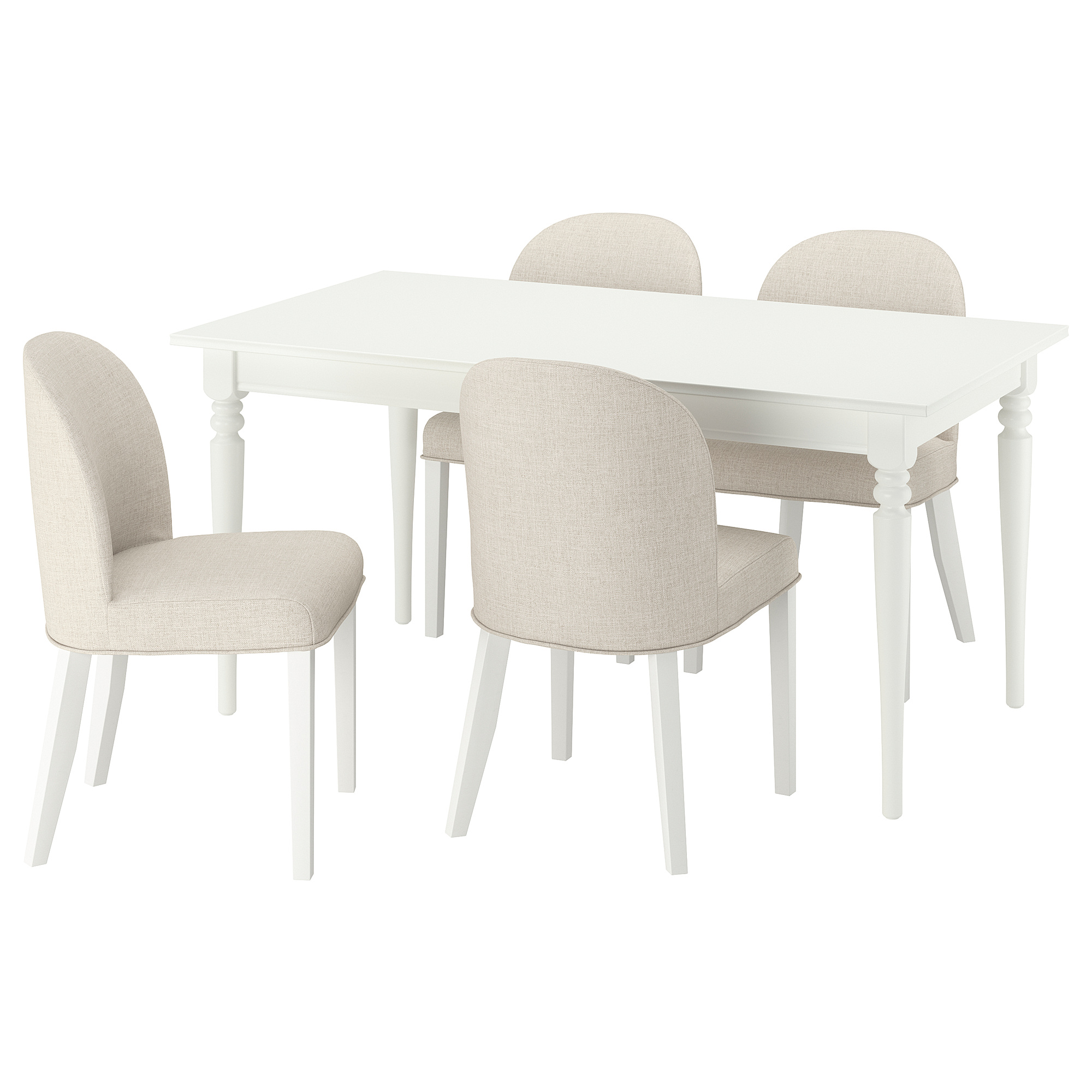 ROSENTORP/ROSENTORP table and 4 chairs