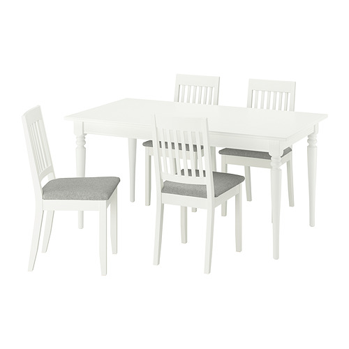 ROSENTORP/NÄSINGE table and 4 chairs