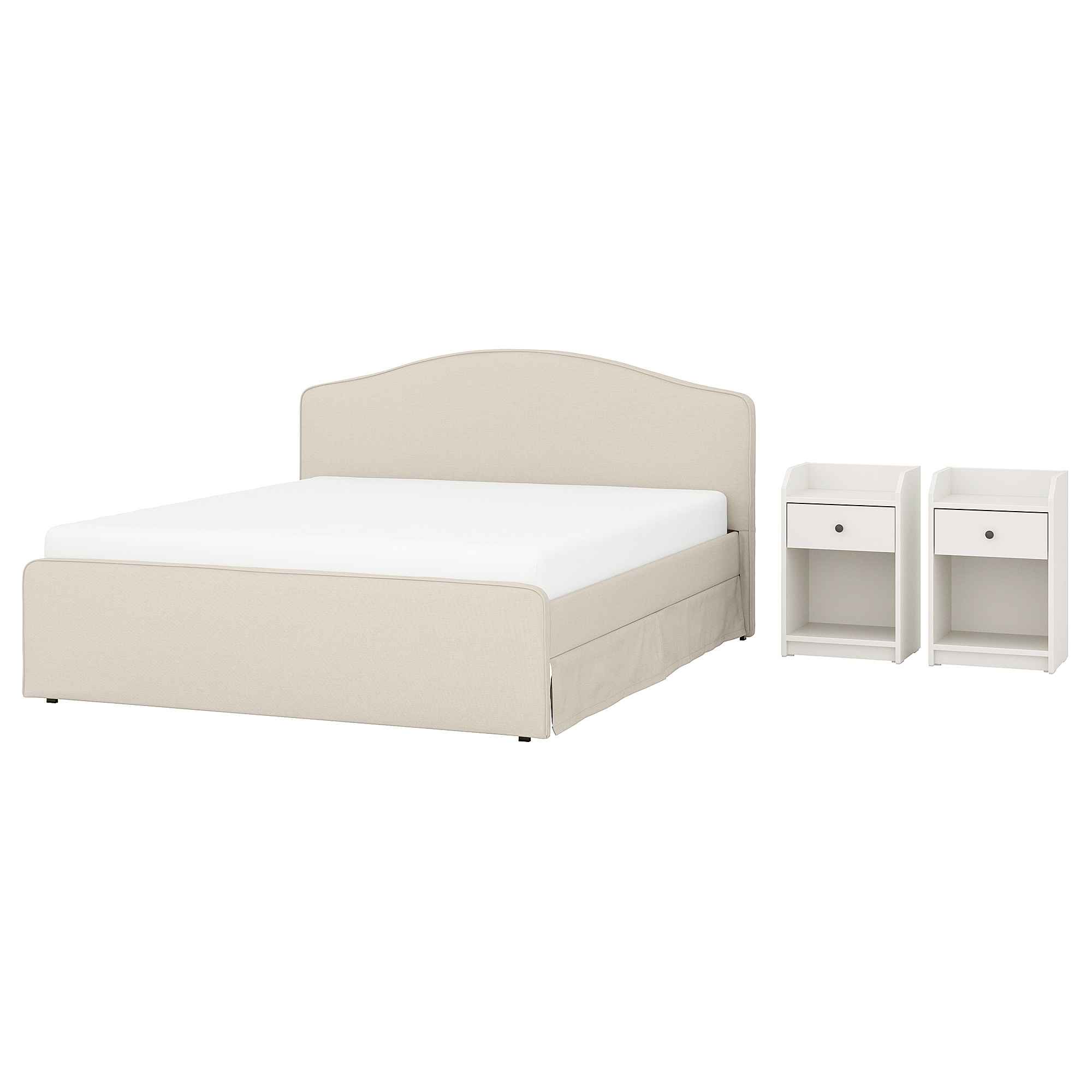 RAMNEFJÄLL/HAUGA bedroom furniture, set of 3