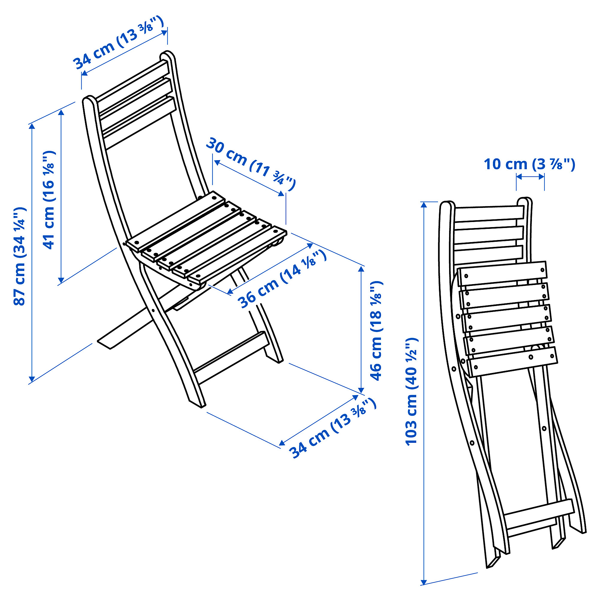 ASKHOLMEN chair, outdoor