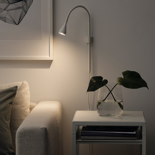 NÄVLINGE - LED wall/clamp spotlight, white | IKEA Taiwan Online - PE742176_S4
