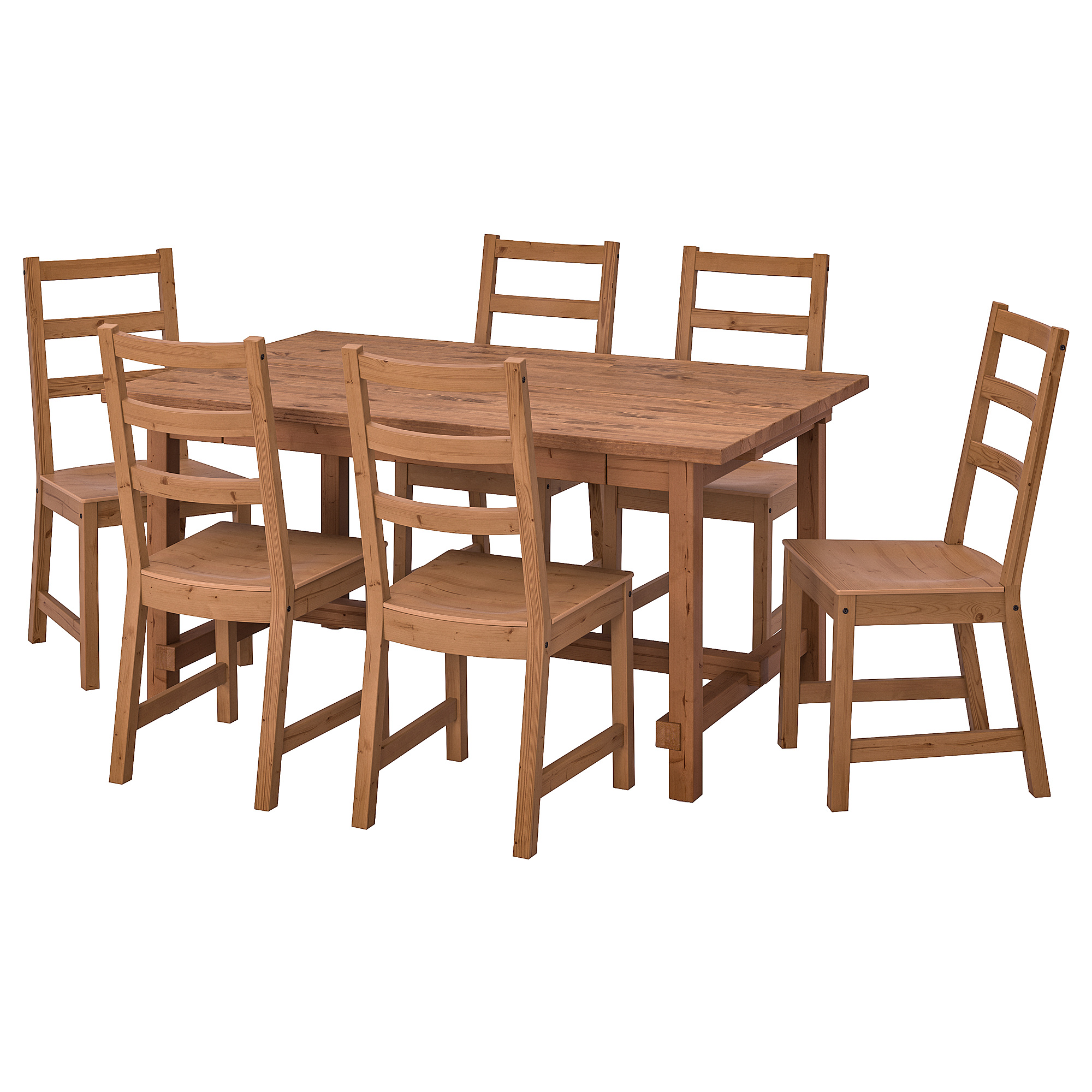 NORDVIKEN/NORDVIKEN table and 6 chairs