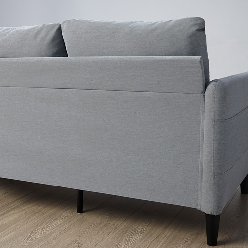 ANGERSBY - 三人座沙發, 含躺椅/Knisa 淺灰色 | IKEA 線上購物 - PE795328_S4
