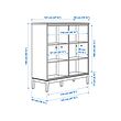 IDANÄS cabinet with bi-folding doors