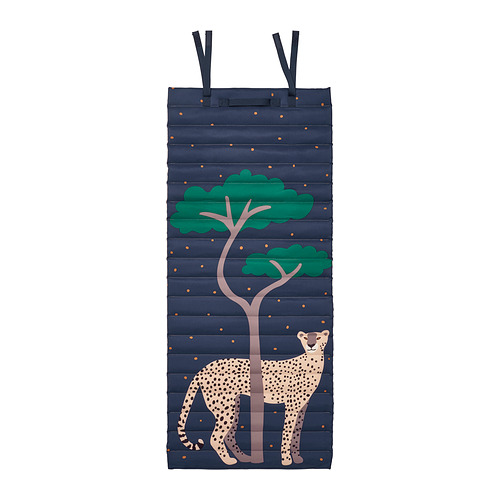 SANDLÖPARE - quilted mat, dark blue/cheetah savannah, 60x140 cm | IKEA Taiwan Online - PE986179_S4