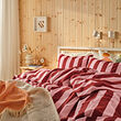 SLÅNHÖSTMAL duvet cover and pillowcase