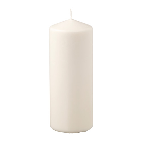 FENOMEN - unscented pillar candle, natural, 19 cm | IKEA Taiwan Online - PE700263_S4