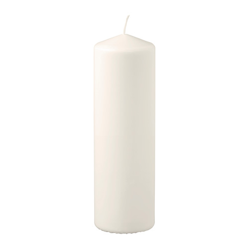 FENOMEN unscented pillar candle