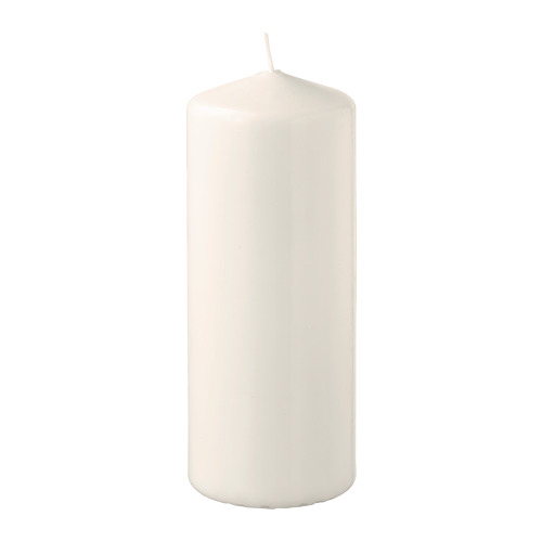 FENOMEN - unscented pillar candle, natural, 14 cm | IKEA Taiwan Online - PE700270_S4