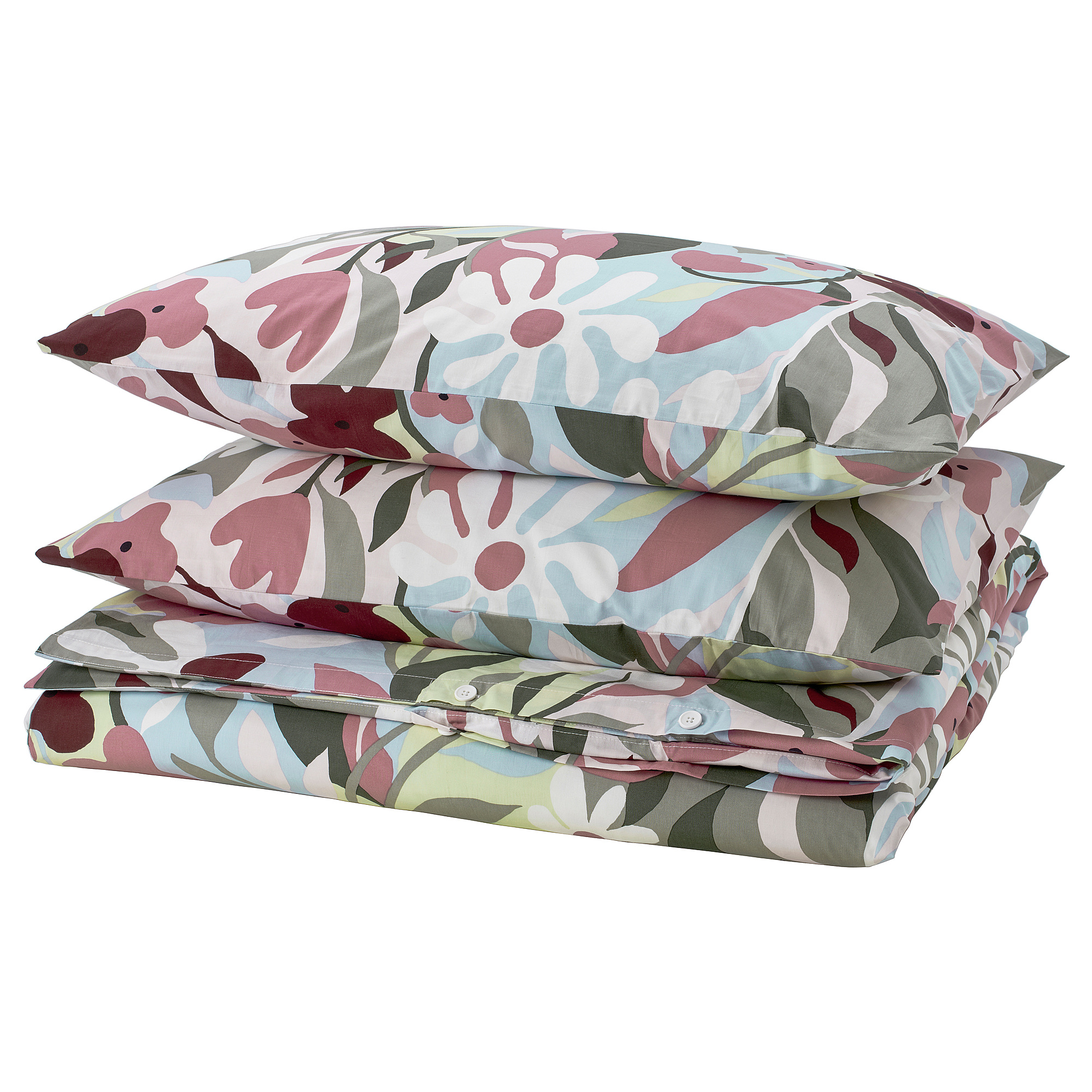 KORSKOVALL duvet cover and 2 pillowcases